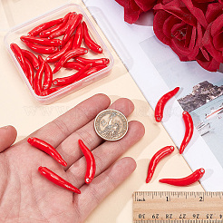 30Pcs Handmade Porcelain Pendants&nbsp;PORC-SC0001-54B
