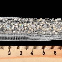 Polyester Flower Lace Trims&nbsp;OCOR-A007-21