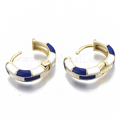 Brass Huggie Hoop Earrings&nbsp;EJEW-S209-06B