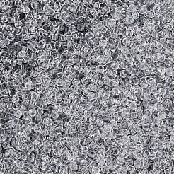 透明チェコガラスシードビーズ15/0個  ラウンド  透明  1.5x1mm  穴：0.5mm  約500 G /袋&nbsp;SEED-N004-004-24