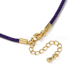 2MM Round Nylon Milan Cord Necklace Makings&nbsp;MAK-F038-C06-G