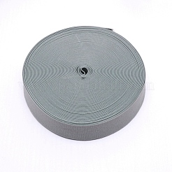 超幅広の厚手の平らなゴムバンド  ウェビング衣類縫製アクセサリー  銀  30mm&nbsp;X1-EC-WH0016-A-S013