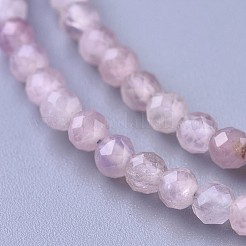 Natural Rose Quartz Beaded Necklaces&nbsp;NJEW-K114-B-A01