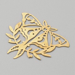 Raw(Unplated) Brass Pendants&nbsp;KK-WH20004-03B