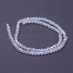 Electroplate Glass Beads Strands&nbsp;EGLA-J042-4mm-AB03