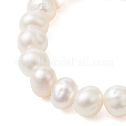 Natural Pearl Bead Finger Rings for Women&nbsp;RJEW-JR00963-02
