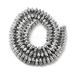 Electroplated Non-Magnetic Synthetic Hematite Beads Strands&nbsp;G-P518-06B