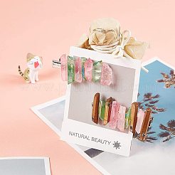 Electroplated Natural Quartz Crystal Bead Strands&nbsp;G-AR0001-01