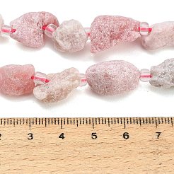Raw Rough Natural Pink Tourmaline Beads Strands&nbsp;GG-CBA0B77-A12-01