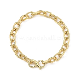 6MM Brass Cable Chain Bracelets with S Clasps&nbsp;BJEW-JB14255