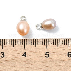 Natural Cultured Freshwater Pearl Pendants&nbsp;PALLOY-JF05289