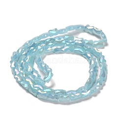 AB Color Plate Glass Beads Strands&nbsp;EGLA-P051-06B-C05