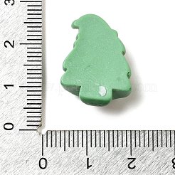 クリスマステーマ不透明樹脂カボション  クリスマスツリー  21x16x7mm&nbsp;RESI-B028-01C