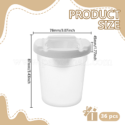 36Pcs Plastic Painting Brush Cleaning Bucket&nbsp;AJEW-WA0003-22