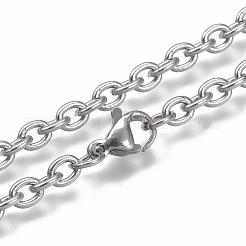 Tarnish Resistant 304 Stainless Steel Cable Chain Bracelets&nbsp;BJEW-H532-01P