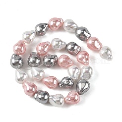 Electroplated Glass Beads Strands&nbsp;GLAA-Z013-01A-05