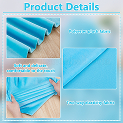 Polyester Plush Fabric&nbsp;DIY-WH0504-296A