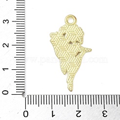 合金エナメルチャーム  花  ゴールドカラー  ホワイト  31.5x17x1.5mm  穴：2.2mm&nbsp;ENAM-P258-04H-G