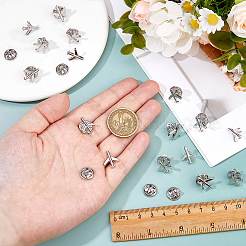 16Pcs Airplane Brooches&nbsp;JEWB-FH0002-34