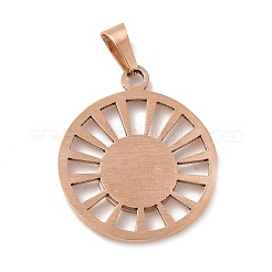 Ion Plating(IP) 304 Stainless Steel Pendants&nbsp;STAS-E184-10RG