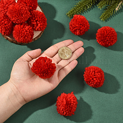 24Pcs Wool Soft Pompom Ball&nbsp;DIY-SC0031-31C-01