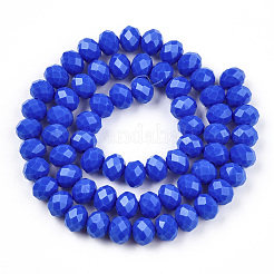 Opaque Solid Color Imitation Jade Glass Beads Strands&nbsp;LS-EGLA-A044-P3mm-D32