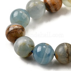 Natural Blue Calcite Beads Strands&nbsp;G-H312-C02-10mm