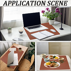 PU Leather Mouse Pad&nbsp;AJEW-WH20010-33A