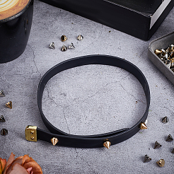 450個 3色樹脂スパイク スクリューバックスタッド  DIYクラフトクールリベットパンク  ミックスカラー  7.5x7mm  穴：1.5mm  150個/カラー&nbsp;RESI-PH0002-52