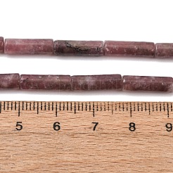 Natural Lepidolite/Purple Mica Stone Beads Strands&nbsp;G-F247-45A