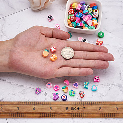 330pcs 11 Style Handmade Polymer Clay Beads&nbsp;CLAY-FW0001-01