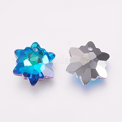 K9 Glass Rhinestone Pendants&nbsp;GLAA-F083-03B-02