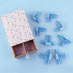 8Pcs Plastic Corner Guides for Chipboard Boxes&nbsp;NDIS-WH0696-881B