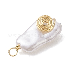 ABS Plastic Imitation Pearl Pendants&nbsp;PALLOY-JF02600-03