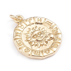 Brass Pendants&nbsp;LS-ZIRC-I042-04G