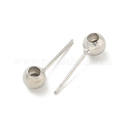 Brass Stud Earring Findings&nbsp;KK-G518-01P