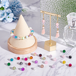 600Pcs 24 Colors Transparent Crackle Glass Beads&nbsp;CCG-PH0001-12
