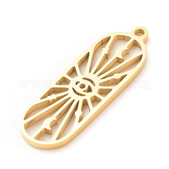 201 Stainless Steel Pendants&nbsp;STAS-G258-08G