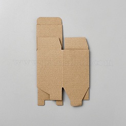 厚紙製の郵便受け  配送ボックス  長方形  バリーウッド  7.05x5.15x5.05cm&nbsp;CON-WH0816-030