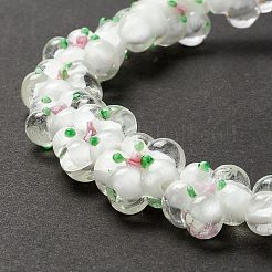 Handmade Lampwork Beads Strands&nbsp;LAMP-D015-08K