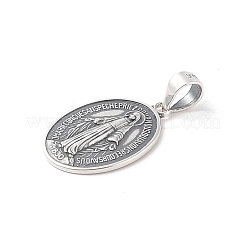 999 Fine Silver Religious Medal Pendants&nbsp;STER-C006-02AS
