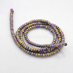 Electroplate Non-magnetic Synthetic Hematite Beads Strands&nbsp;G-J208G-07
