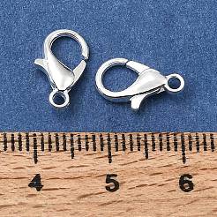 真鍮カニカン  鉛フリー＆カドミウムフリー＆ニッケルフリー  銀  12.5x6.5x3mm  穴：1.4mm&nbsp;KK-CBA1A60-16S