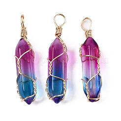Lampwork Pendants&nbsp;GLAA-T023-07P