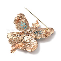 Alloy Pave Rhinestone Brooch&nbsp;JEWB-M035-08KCG-01