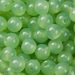 Imitation Jade Glass Seed Beads&nbsp;SEED-Z004-J8MM-07