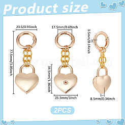 2Pcs Stainless Steel Keychains&nbsp;KEYC-UN0001-30