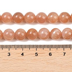 Natural Sunstone Beads Strands&nbsp;G-G342-A03-9mm