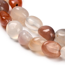 Natural South Red Agate Beads Strands&nbsp;G-P568-C15-01