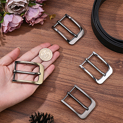 4Pcs 4 Colors Alloy Single Prong Roller Buckles&nbsp;FIND-CL0002-12